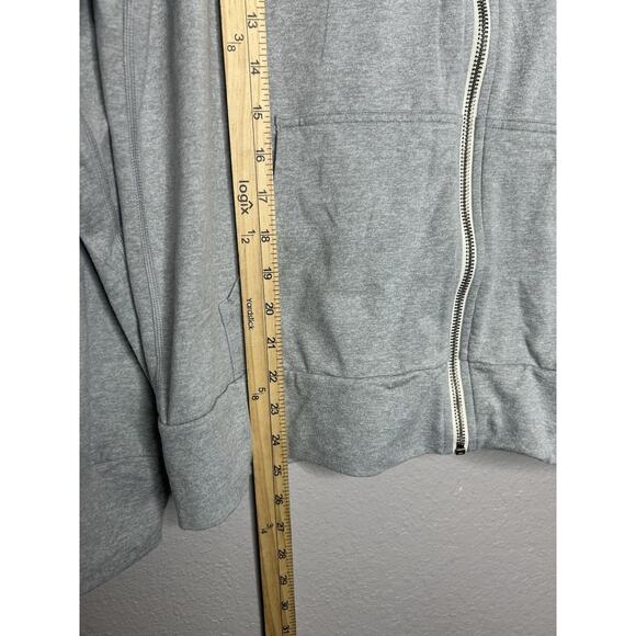 Vuori Halo Performance Hoodie 2.0 Gray Zip Up Stretch Women’s XL - Picture 8 of 10